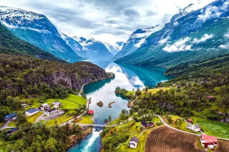 Norwegia co zobaczyć mapa?